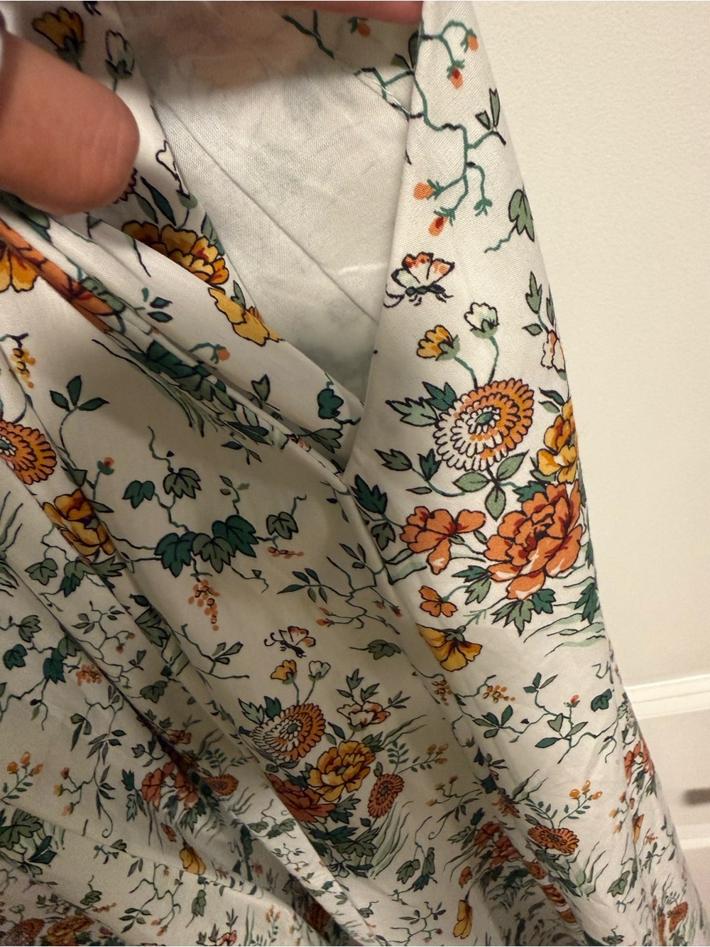 Anthropologie Maeve Tommie Cap Sleeve Smocked Front Zip Midi Dress NWT - Picture 4 of 7